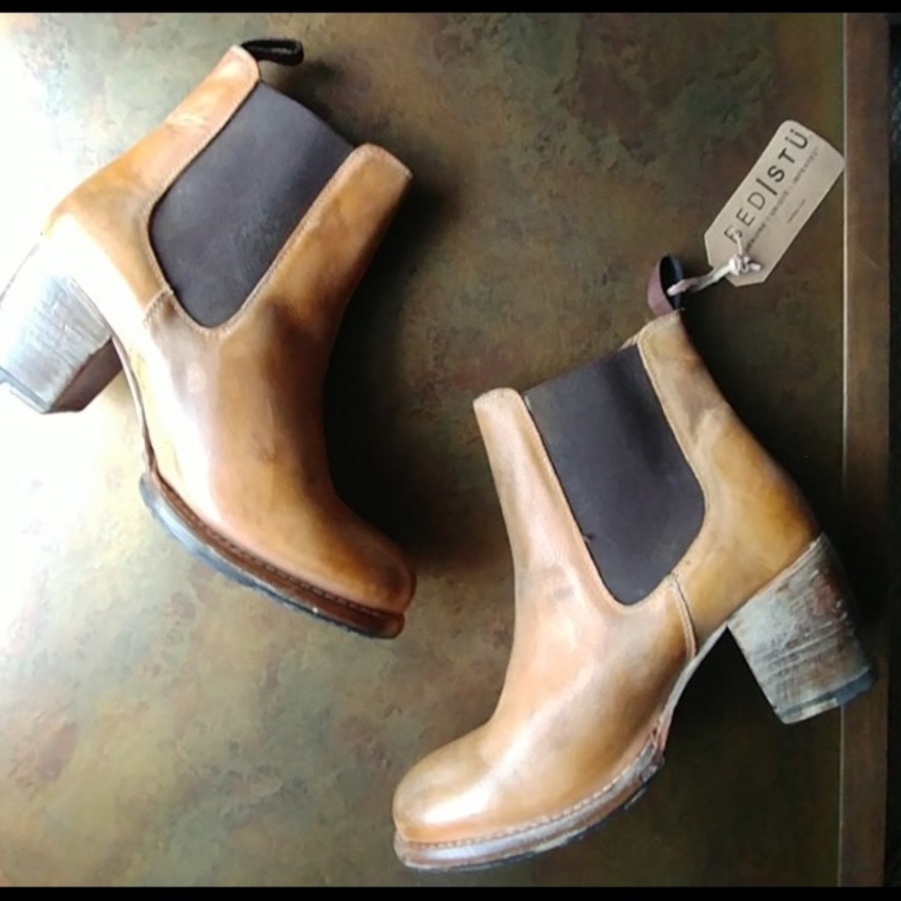 Bed Stu booties (ankle boots) brown leather